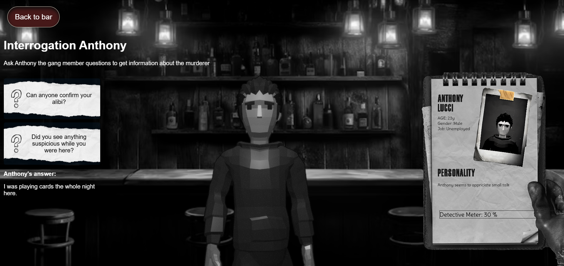 Noir Soir: Rouge Clues screenshot 4