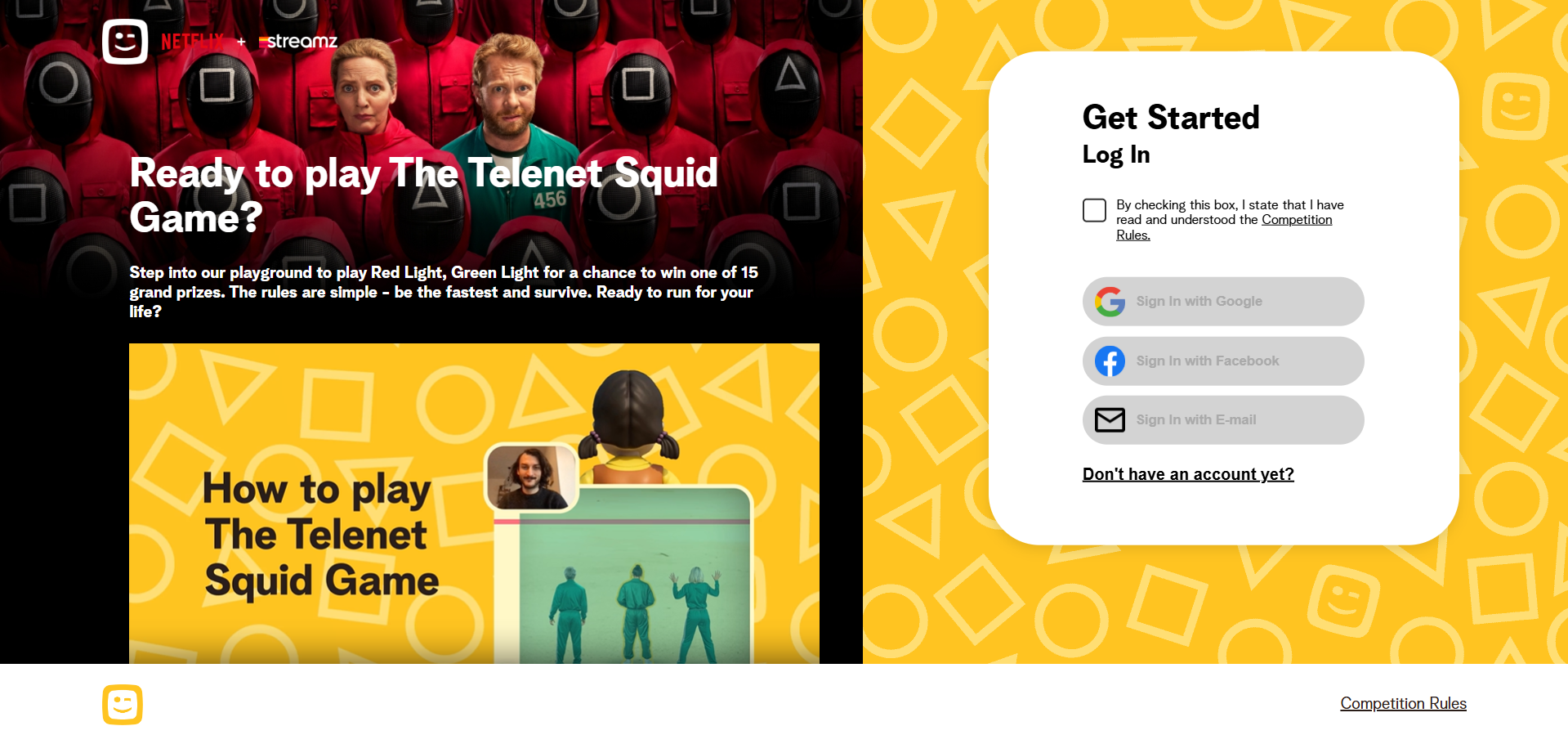 Telenet squid game screenshot 2